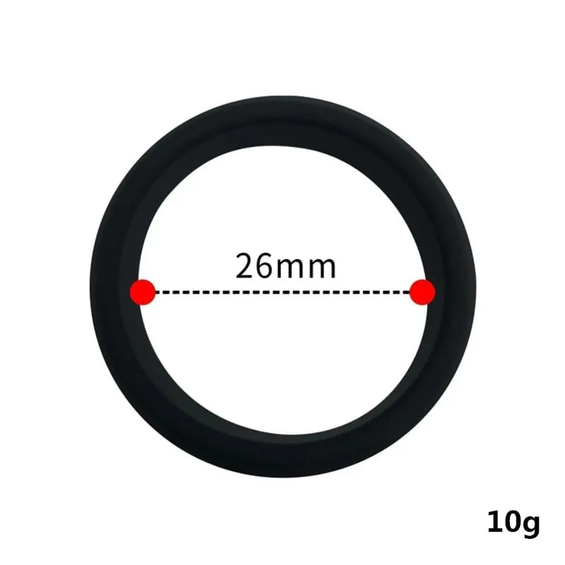 6 Pcs Male Penis Rings Cock Rings Sleeve Delay Ejaculation Silicone Beaded Time Lasting Erection Sex Toys For Men Adult Games