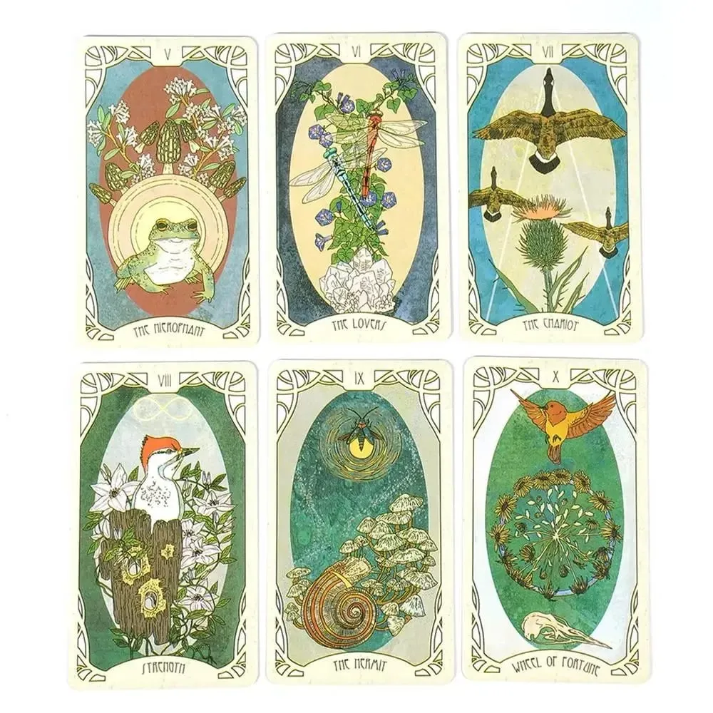 78 deck The Forager's Daughter Tarot cards Board Game Oracle Card Party Game Divination Tools Mysterious Divination Deck — image 1