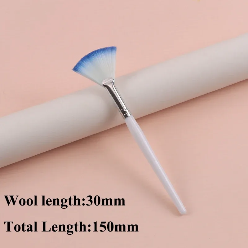 Practical Facial Brushes Fan Makeup Brushes Portable Mask Brush Cosmetic Tools for Women Flexible Facial Soft Mask Applicator — image 18