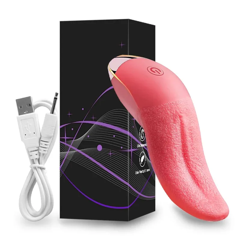 Sucking Rose Vibrator with Tongue Licking for Women Clitoral Stimulation Nipples Stimulator Female Adult Goods Sex Toys 18+ — image 10
