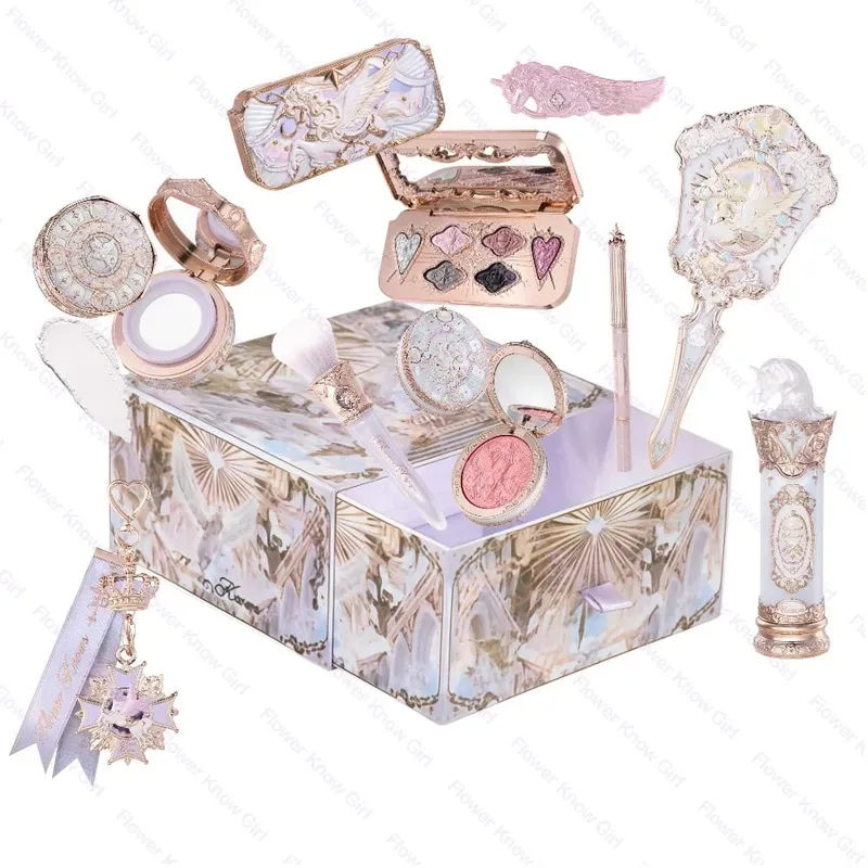 Flower Knows Knight Unicorn Makeup Set - Vegan Cruelty-Free Cosmetics Box with Blush Eyeshadow Lip Gloss High-Quality Gift Set — image 2
