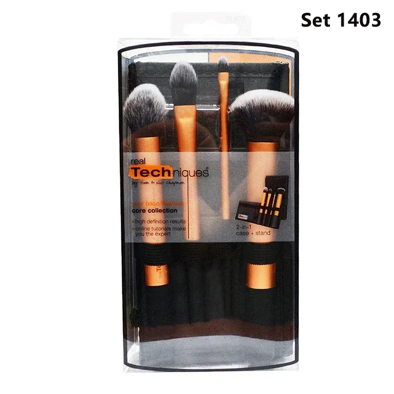 Real Techniques Professioanl Makeup Brushes Set Soft Fluffy for Cosmetics Foundation Powder Face Eyeshadow Blending Beauty Tools