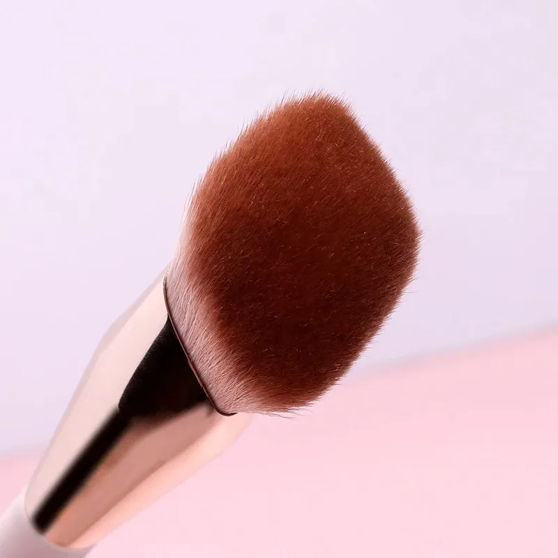 OVW Makeup Brushes Liquid Foundation Concealer Blending Blush Brush 2PCS Oblique Head Face Contour Professional Makeup Tool — image 4