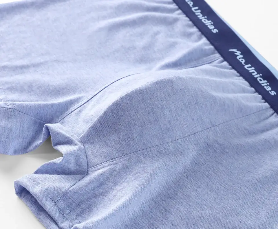 5pcs Solid Color Boxers Mens Underpants Cotton Men's Panties Sexy Letter Elastic Band Underwear For Man Boxer Shorts — image 5
