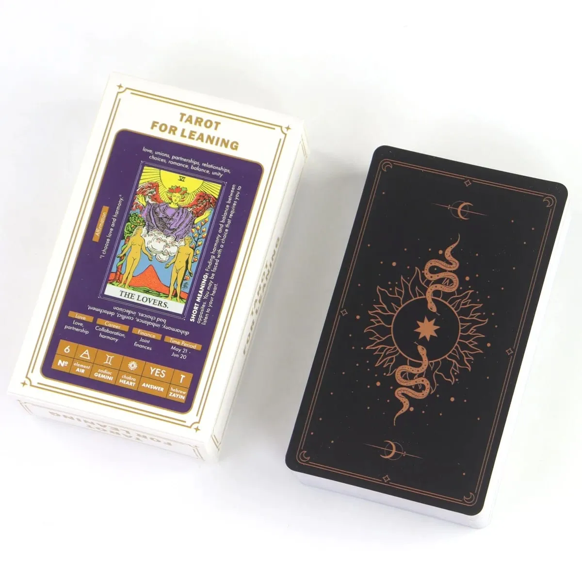 Tarot for Learning - Tarot Cards with Meanings on Them - Beginner Tarot Deck 10.3*6cm 78 Pcs Cards — image 4