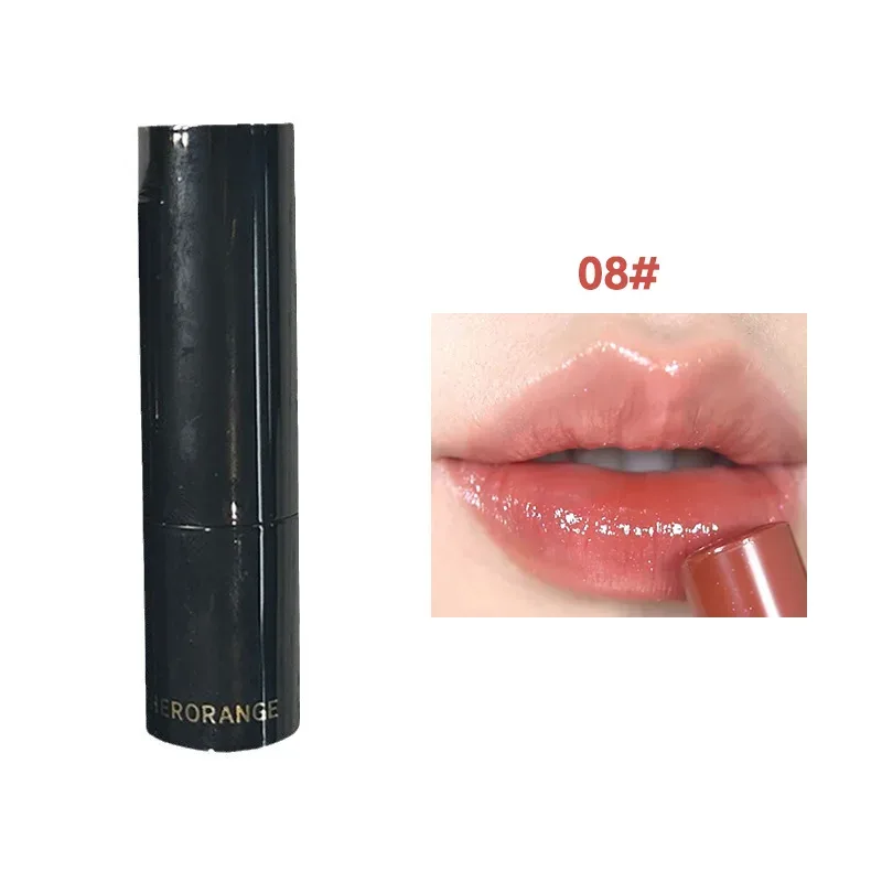 Lipstick Red Brown Lipstick Waterproof Moisturizing Mirror Lipstick Lip Gloss Natural Long-Lasting Makeup Valentine's Day Gift — image 10