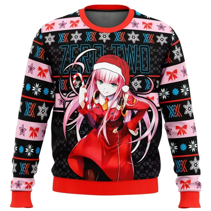 Anime One Piece Luffy boże narodzenie brzydki sweter 3D bluza topy jesienno-zimowa Cosplay święty mikołaj swetry swetry prezent