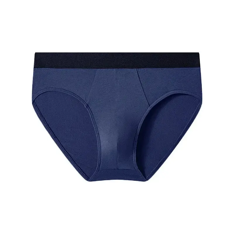 3pcs Solid Color Men's Underwear Simple Everyday Four Seasons Men's Briefs Comfortable Breathable Underwear — image 5