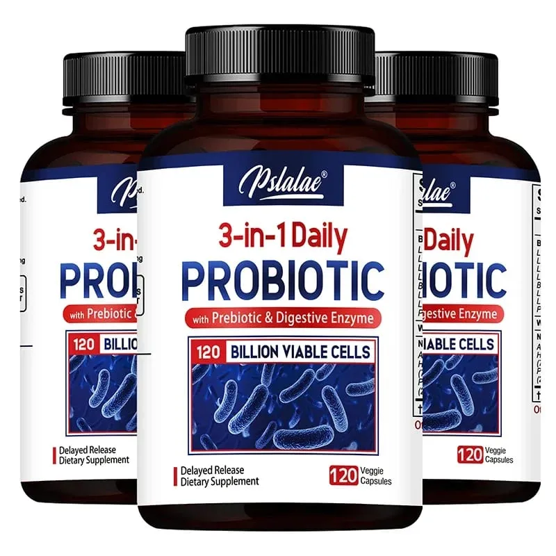 Probiotics + Prebiotics + Digestive Enzymes - Promote Intestinal Flora Digestive Health Women & Men Provide Lasting Energy — image 8