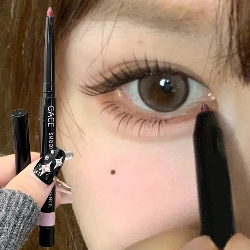 Wine Red Brown Eyeliner Gel Pencil Waterproof Long-lasting Ultra-Fine Matte Brown Eye Liner Pen Easy Wear Eyes Makeup Cosmetics — image 1