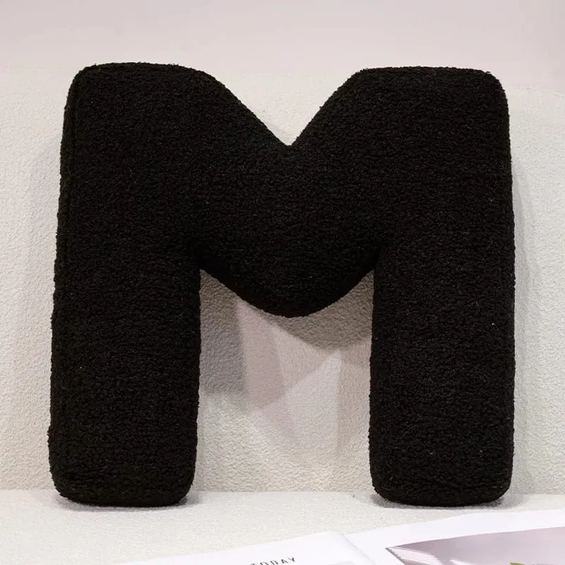40CM English Letter Throw Pillow Stuff Alphabet Plush Cushion Living Room Sofa Home Decoration Creative Combination pillow — image 20
