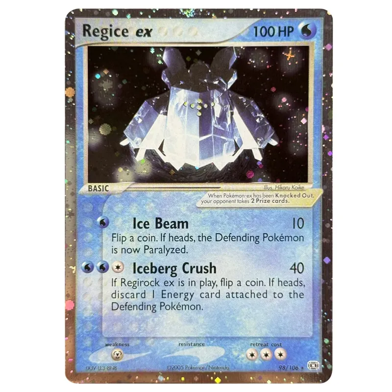 Proxy karty Holografický Emerald Cacturne Rayquaza Skryté legendy Kyogre Crystal Guardians Alakazam Star Flareon Metagross — image 29