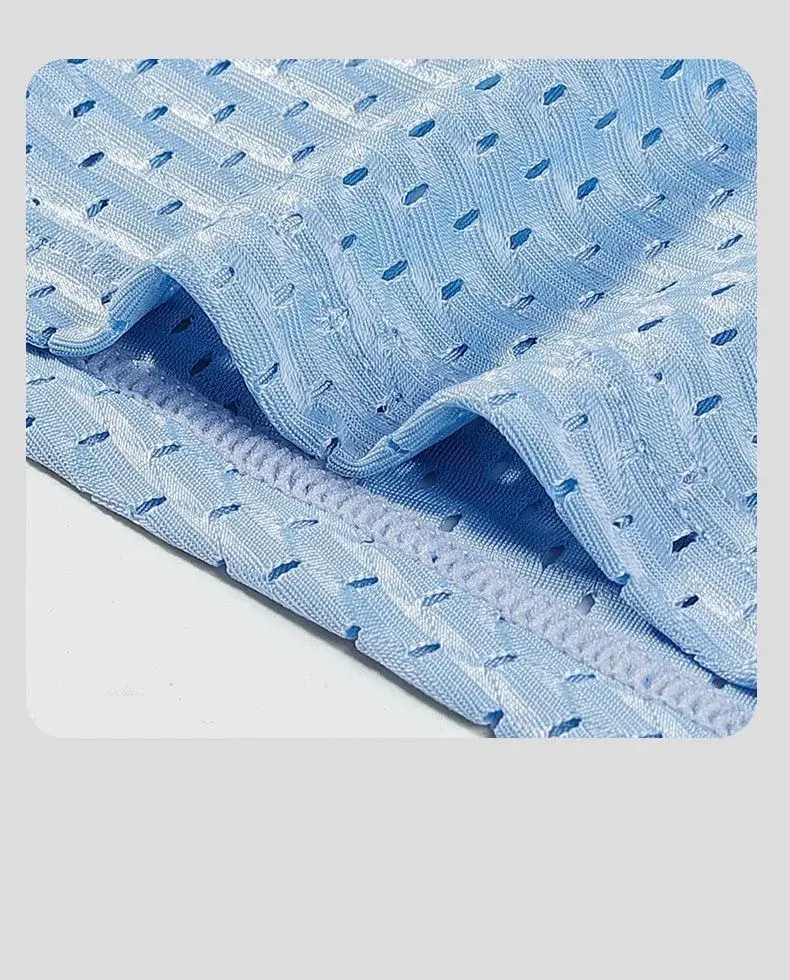 8Pcs/Lot Men's Underwear Ice Mesh Men's Shorts Sexy Underwear Breathable Soft Antibacterial Underwear for Men Plus Size L-6XL — image 8