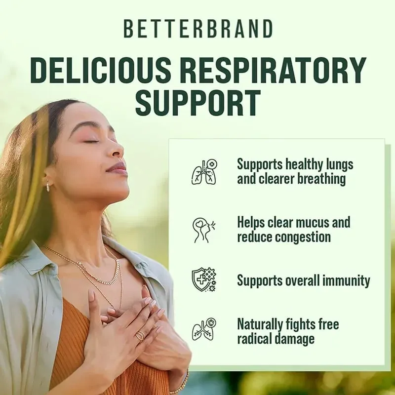 Gomas de verbasco - apoia pulmões limpos e saúde respiratória, desintoxicação natural, função imunológica aprimorada