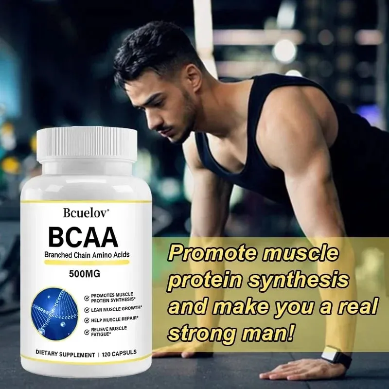 Supplement – Branched Chain Amino Acids Capsules – Enhance Strength and Energy Levels Increase Muscle Mass — image 5