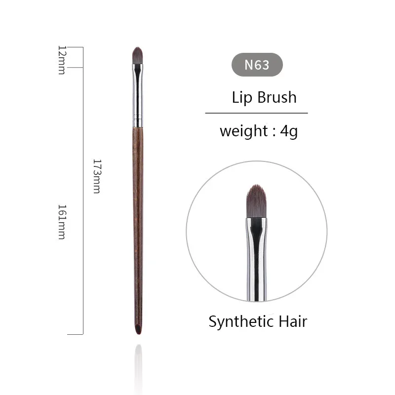 OVW Animal Hair Makeup Brush Complete Set 28PCS Lip Brushes Eyeshadow Brush Soft Makeup Brush Beauty Tools Smudge Brush Single — image 29