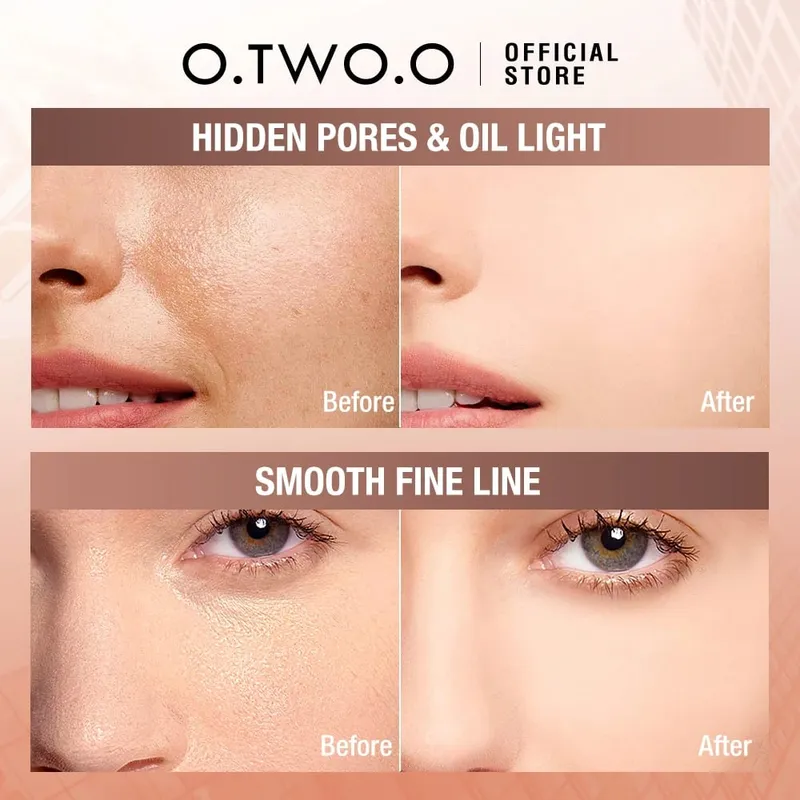 O.TWO.O Full Makeup Set Waterproof Mascara Eyeliner Foundation BB Cream Air Cushion Concealer Lipstick Face Primer Cosmetics Set