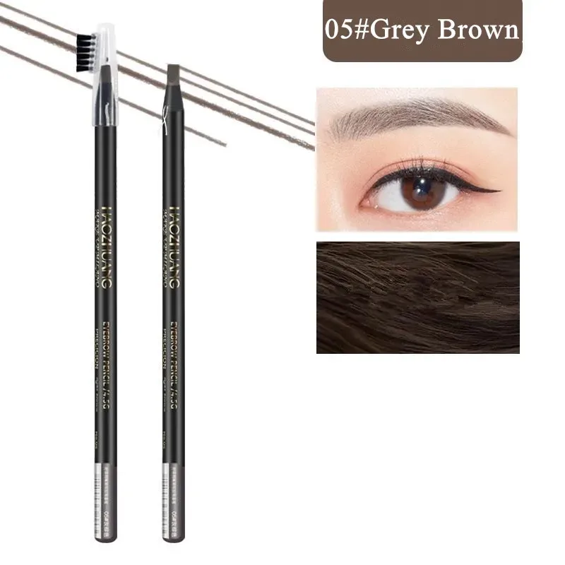 Hard Microblading Eyebrow Pen Natural Wild Brows Eye Brow Definer Enhancers Pencil Waterproof Long Lasting — image 9