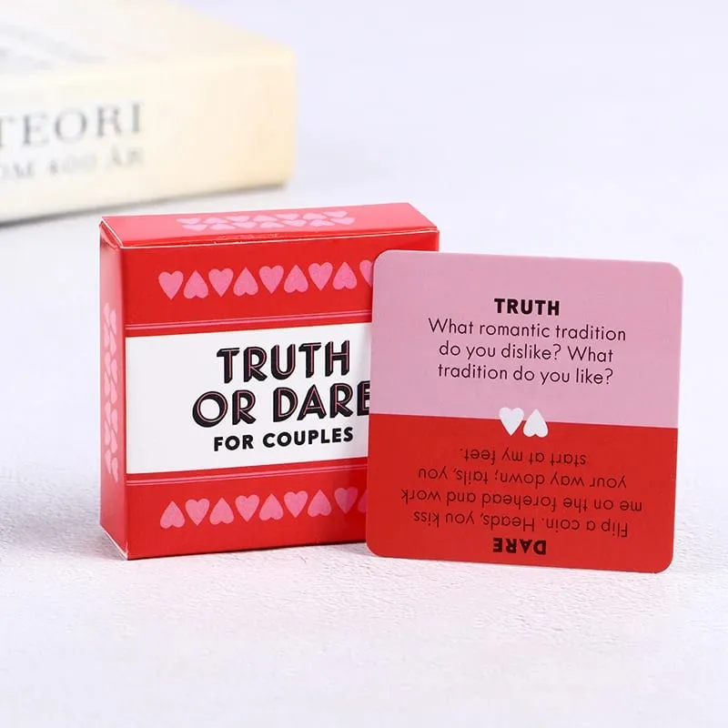 Mini Small Size Truth Or Dare For Couples Cards Games Lovers Board Game Supply English Version — image 1