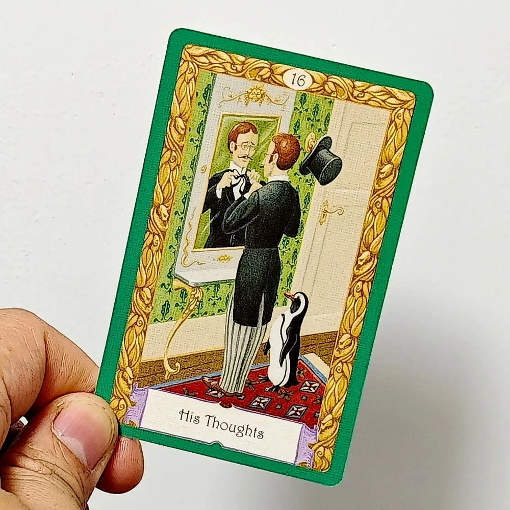 Mystical Kipper Deck 9*6cm German System of Fortune Telling 36 Pcs Oracle Cards with Keywords — image 2