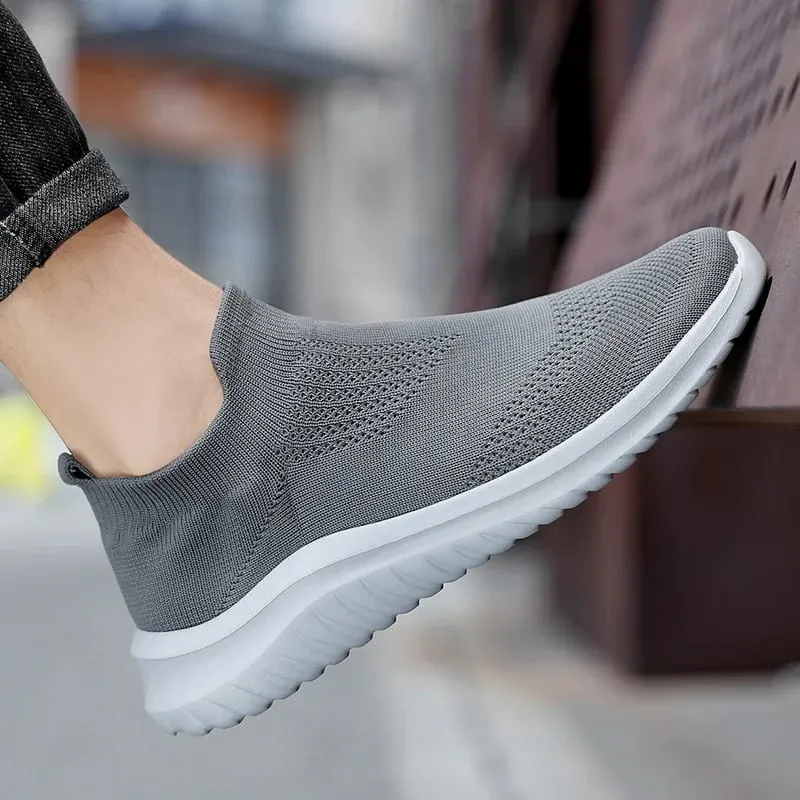Men's Casual Sneakers Comfortable Socks Walking Shoes 2025 Spring New Comfortable Men's Casual Shoes Light Sneakers Men Shoes — image 2