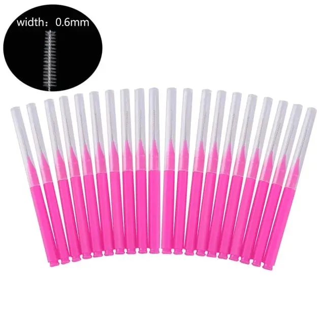20Pcs Mini Eyebrow Brush Brow Perm Brush Disposable Brow Lifting Brushes Bendable Micro Eyelash Brush Applicators Makeup Tools — image 14