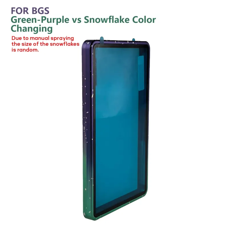Gradient Color Aluminum Alloy Graded Cards Protector Case for PSA/BGS UV & Scratch Resistant Trading Card Bumper Display Holder