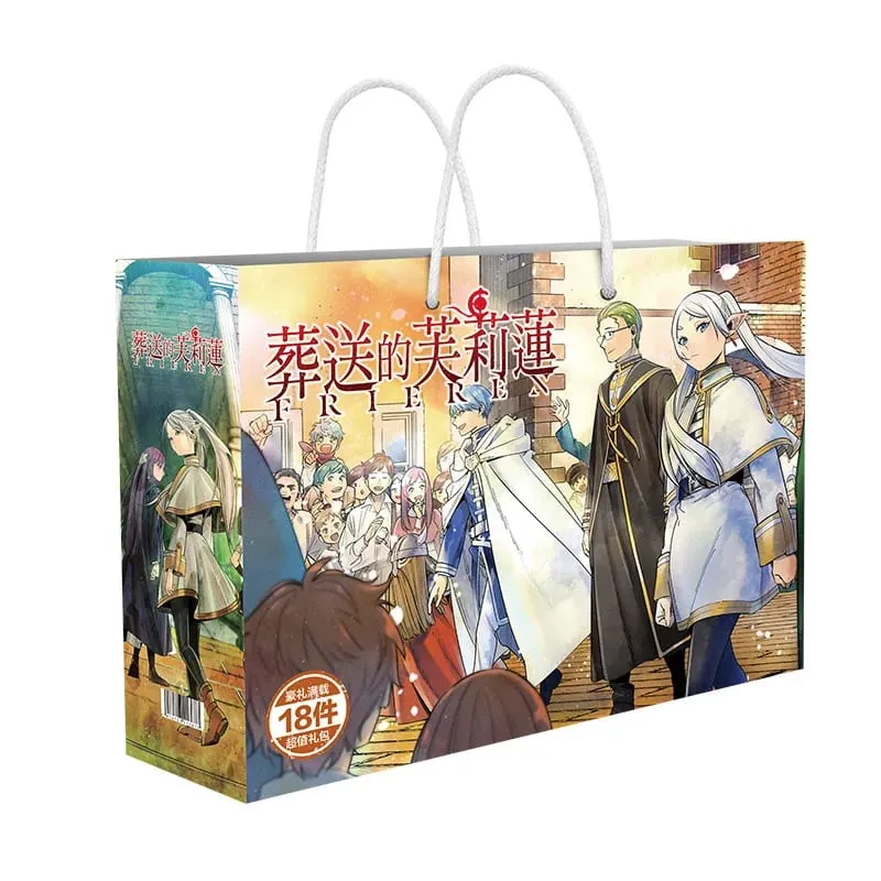 Anime Lucky Gift Bag Bungou Stray Dogs Haikyuu Collection Toy Include Postcard Poster Bookmark Lomo Cards Genshin Impact Figure — image 3