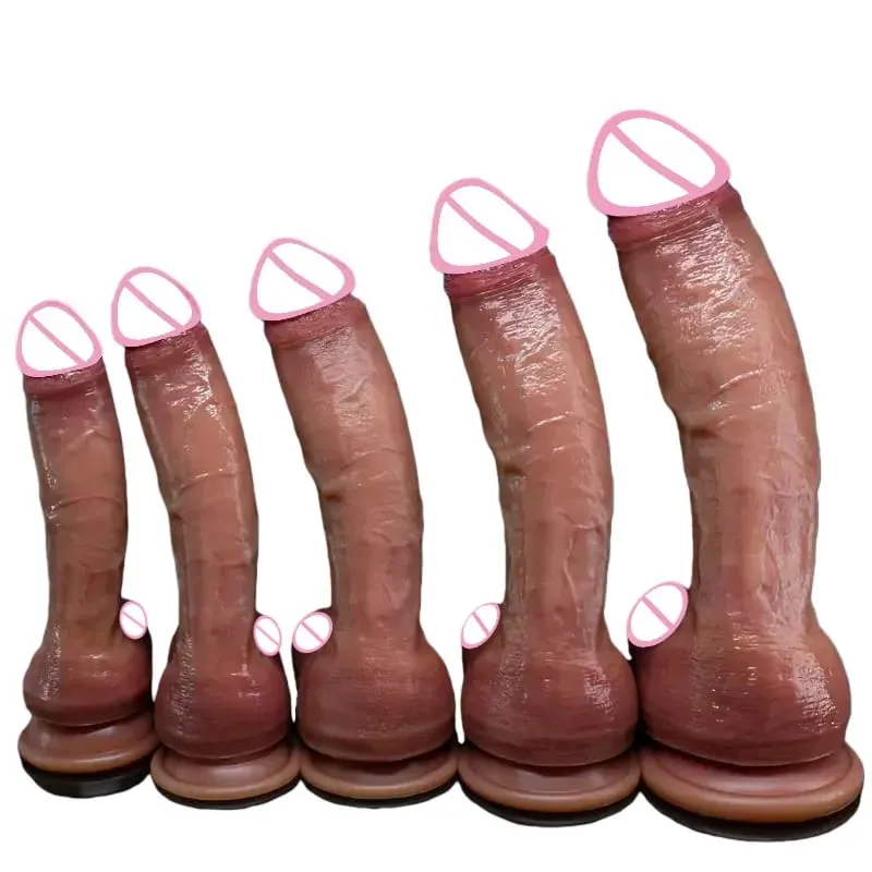 Oversized Realistic Dildo Huge Penis Penetration Anal Sex Toys For Women Masturbation Soft Dick Dildos Sexy Adult Sex Toy Gay — image 1