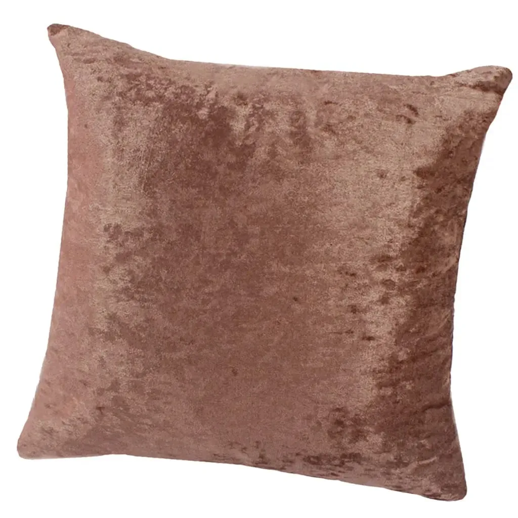 Plush Velvet Throw Pillow Cover Invisible Zipper Soft Cushion Case for Couch or Bed Decorative Pillows — image 2