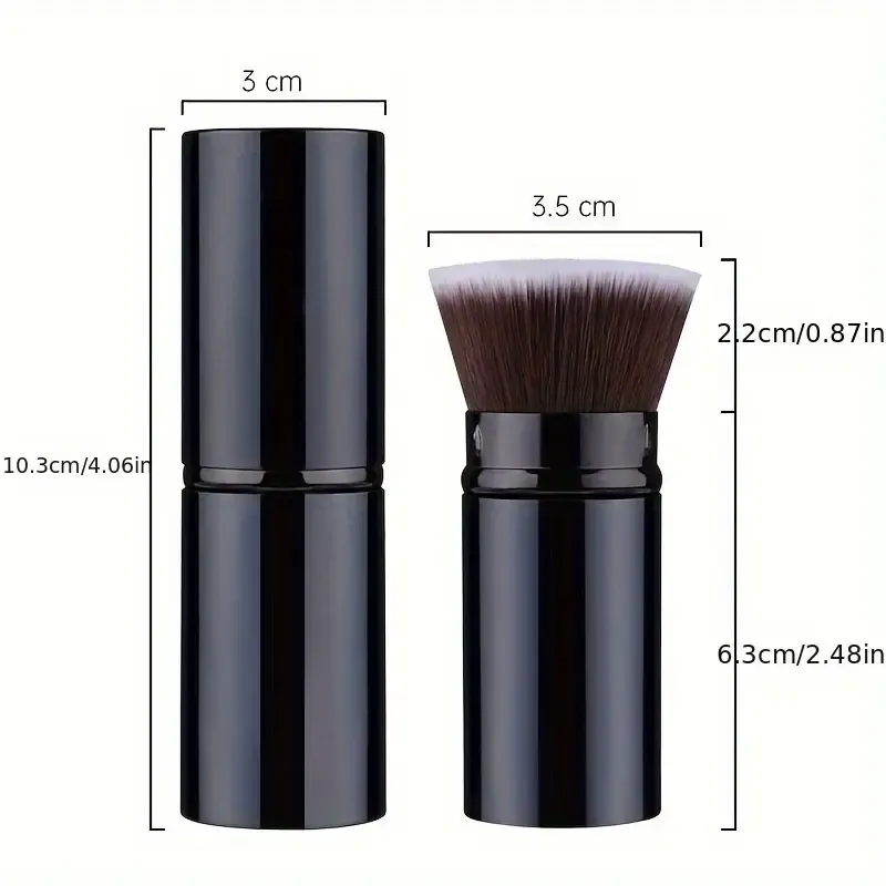 1pcs Professional Makeup Brushes Retractable Blusher Powder Foundation Face Concealer Kabuki Makeup Brush Cosmetic Tools — image 3