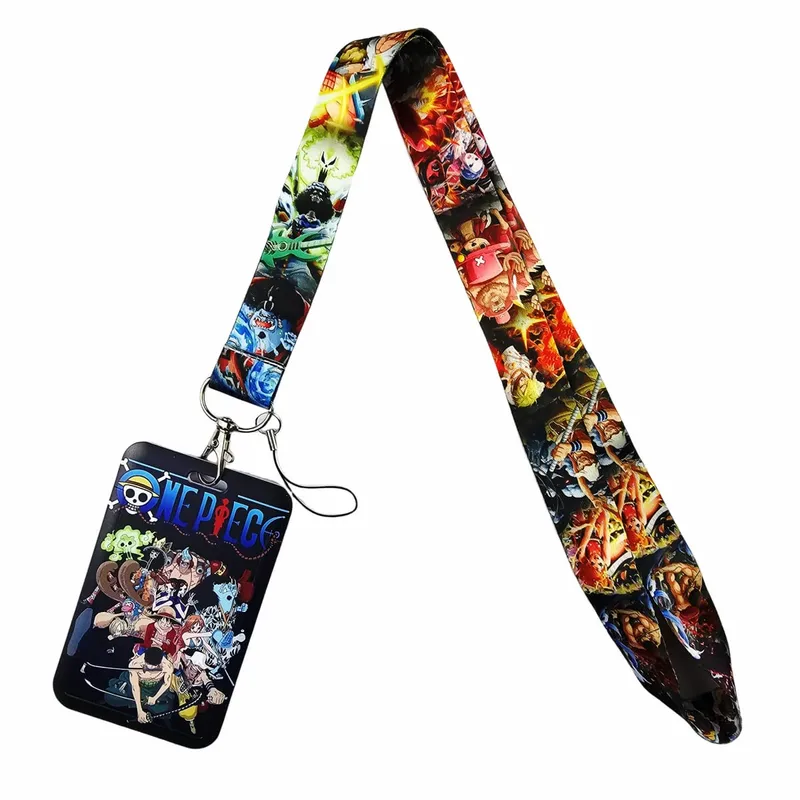 Anime Cartoon Credential Holder Keychains Neck Lanyard For Pass Card Anime Credit Card Holder Keychain Straps Wholesale — image 8