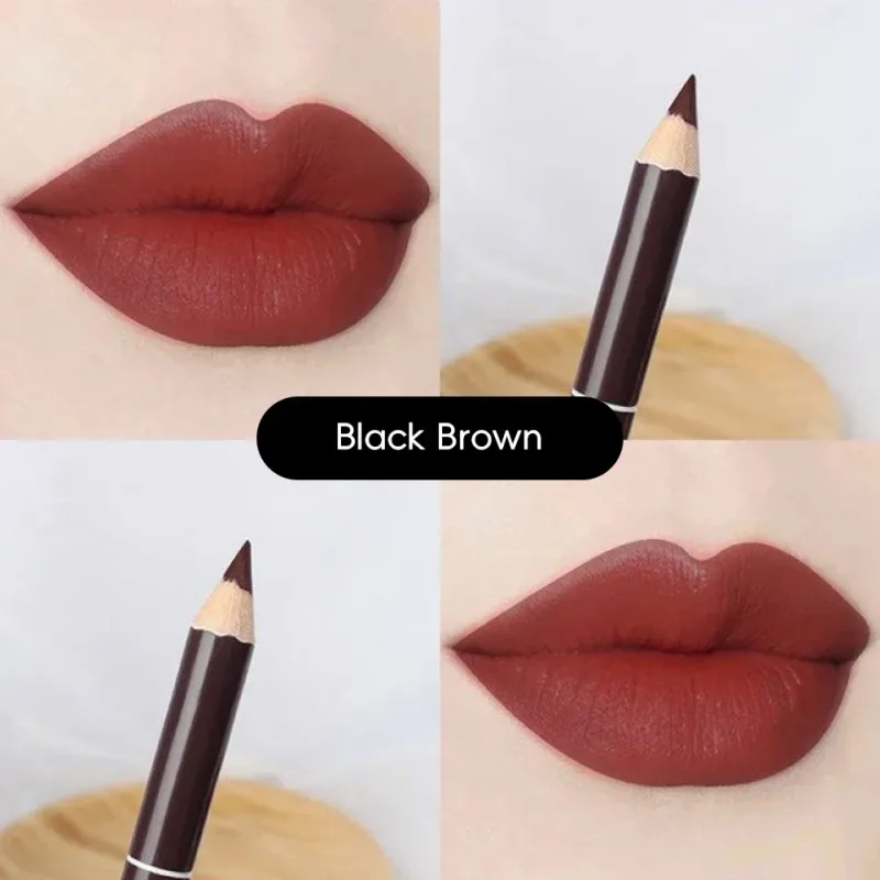 Waterproof Lip Liner Matte Nuede Red Long Lasting Makeup Pens Non-stick Cup Lipstick Women Party Makeup Lip Cosmetics — image 20