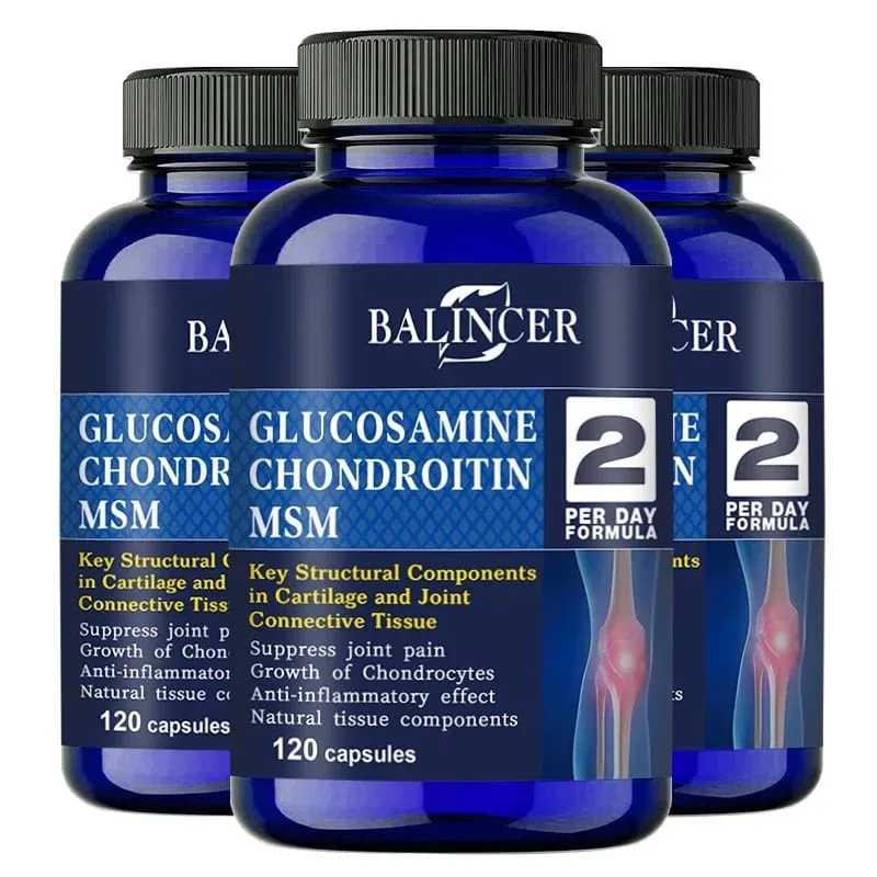 Balincer Glucosamine Chondroitin for Joint Support and Bone Health Complex Supports Cartilage Repair and Improves Joint Mobility — image 2