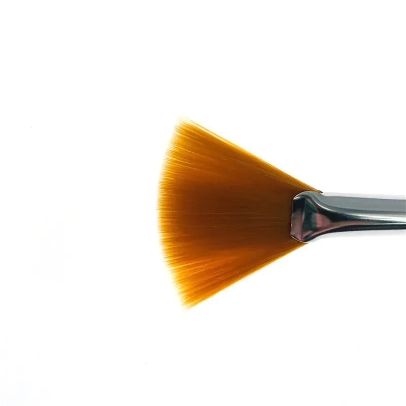 3pcs Practical Facial Brushes Fan Makeup Brushes Soft Portable Mask Brushes Cosmetic Tools for Women Ladies Girls — image 5