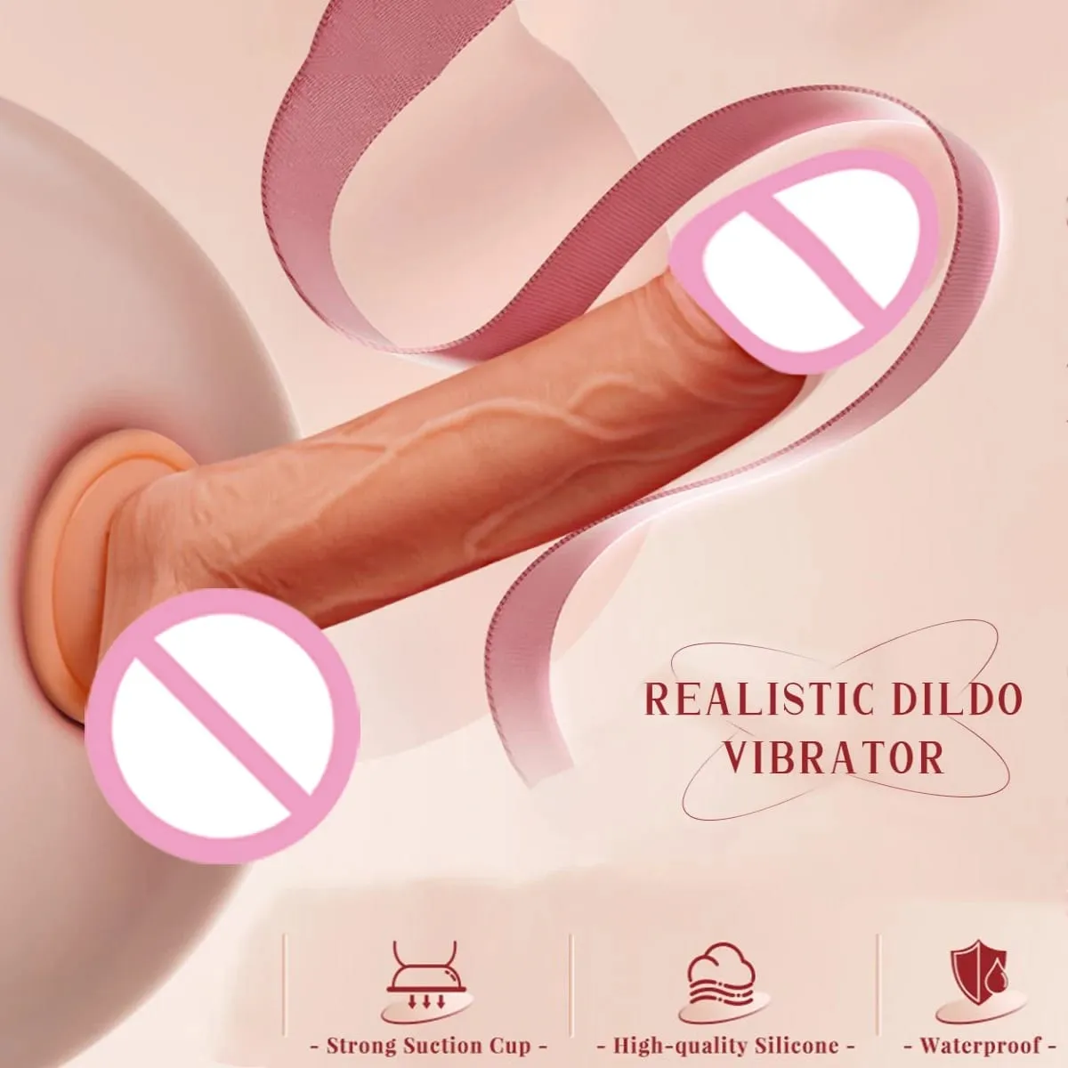 Huge Realistic Silicone Remote Control Dildo Thrusting Vibrating Female Sex Toys Penetration G Spot Clit Vagina Orgasm Massager — image 4