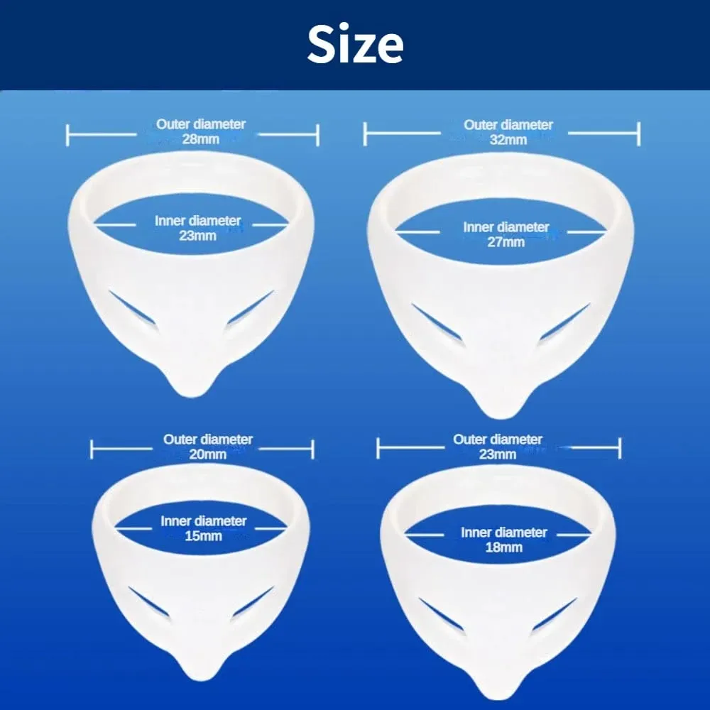 S/L Foreskin Corrector Penis Rings Cock Ring Male Glans Expose Delay Ejaculation Cockrings Sex Toys For Men Adults Toys — image 4