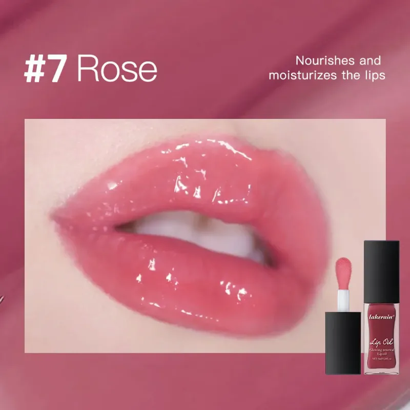 Lipgloss Mirror Lip Glaze Jelly Pout Lip Tint Long Lasting Moisturizing Shine Lipgloss Lip Makeup