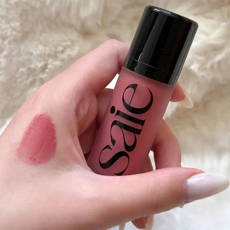 Saie Hydrating Glowy Gel Liquid Highlighter Dewy Natural Radiance Sun-kissed Face Contour Antique Copper PasteBrand Cosmetics — image 5