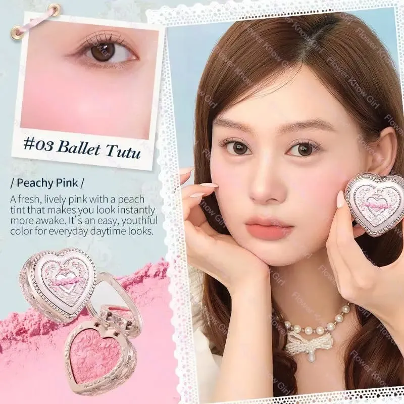 Flower Knows Full Makeup Kit Luxury Gift Box Eyeshadow Palette Blush Lip Cream Hand Mirror Hair Clip Bag Pendant Cute Beauty Cos