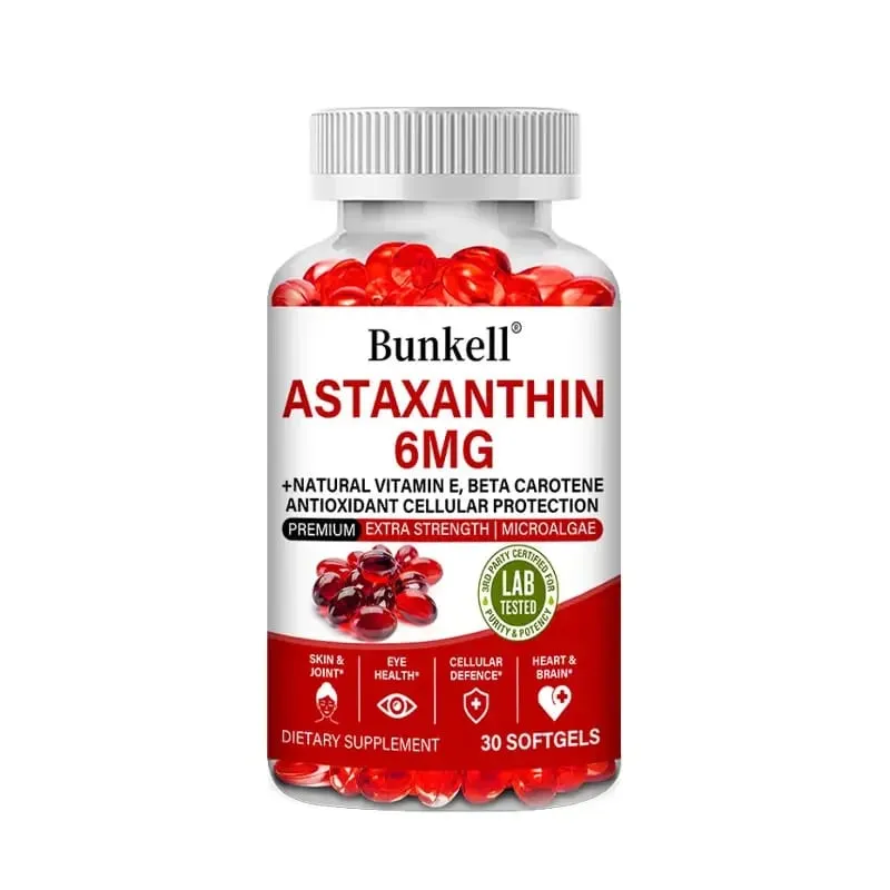 Astaxanthin Capsules - Promotes Cardiovascular Health and Accelerates Metabolism supporting Eye Joint & Skin Health — image 8