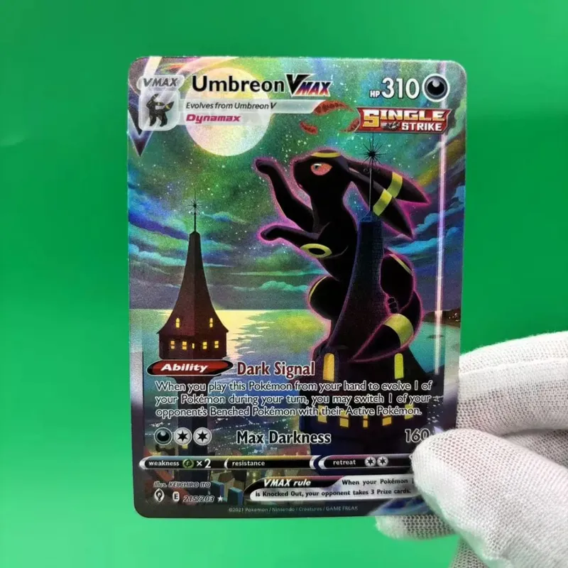 P Collection Cards Mew ex Umbreone Blastoise DIY Self Made Single Card Classic Game Anime Cards Gift Toy — image 25