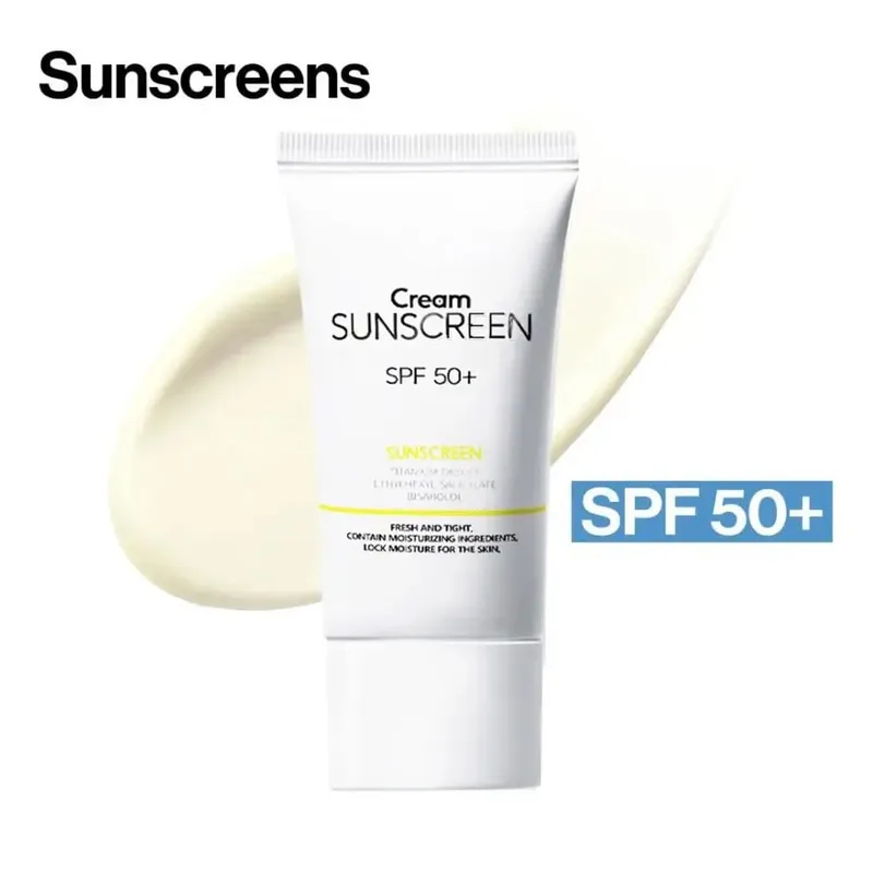 60g/50g Multi-effect Repair Summer Sunscreen Cream SPF50+ Sun Block Isolation Cream Mild Concealer Lightweight — image 2