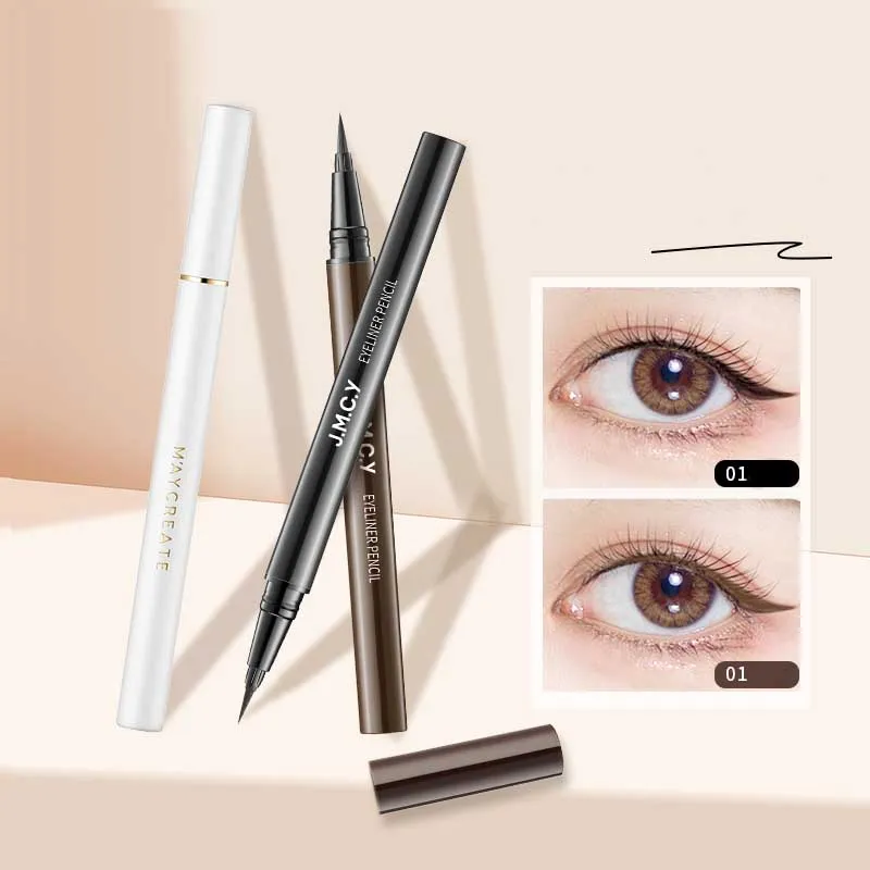 1 Pcs Black Color Eye Make-up Liquid Eyeliner Lasting Waterproof Non Fading Beauty Makeup Tools Quick Dry Non Halo Dye Eyeliner — image 5