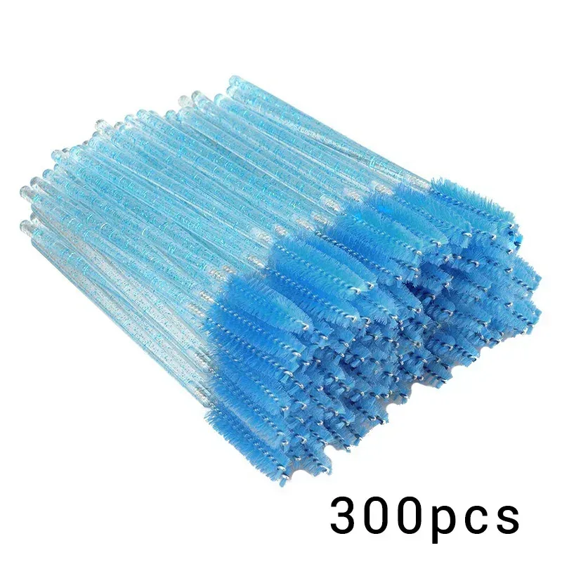 100/300Pcs Disposable Eyelash Mascara Brushes for Eye Lashes Extension Eyebrow and Makeup Lash Spoolies Wands — image 22