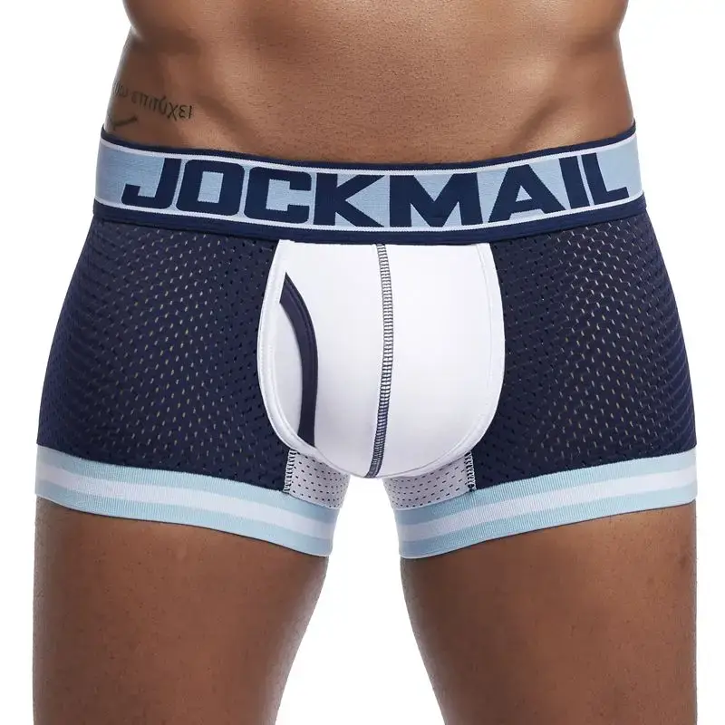 남자 팬티 Boxershorts 메쉬 나일론 남자 복서 남성 통기성 속옷 남자 팬티 복서 빠른 건조 스포츠 피트니스 — image 23