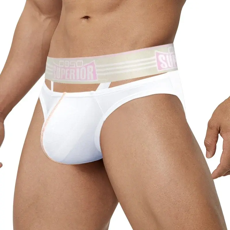 Men's Underwear Men Sexy Briefs Jockstrap Pouch Cuecas Man Cotton Sissy Panties Thongs Male Underpants Gay Slip Homme Srting — image 6
