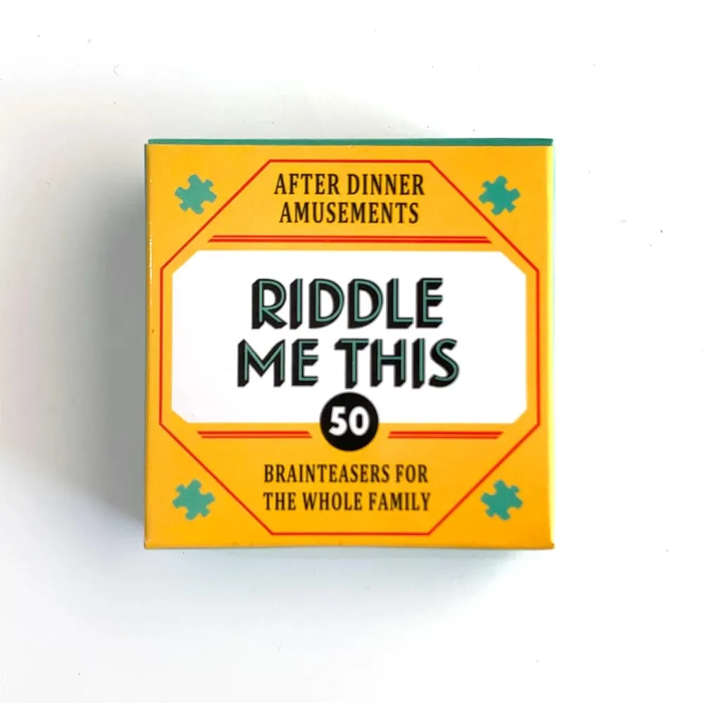 Mini Size Riddle Me This Card Game With 50 Fun Dilemmas (A Conversation Card Game Party Game For Adults And Families) — image 8