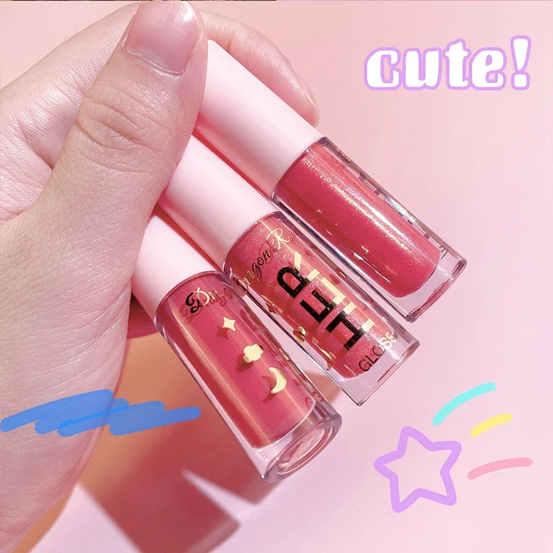 8 Colors Liquid Lipstick Waterproof Moisturizing Long Lasting Shiny Lip Gloss Natural Makeup Jelly Lip Glaze Shimmer Cosmetics — image 3