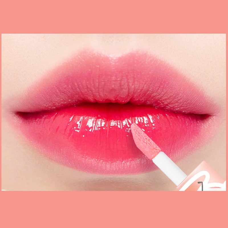 1pcs Moisturizing Color Changing Liquid Lipsticks Transparent Peach Lip Oil Hydrating Natural Lipgloss Lasting Makeup Cosmetics — image 6